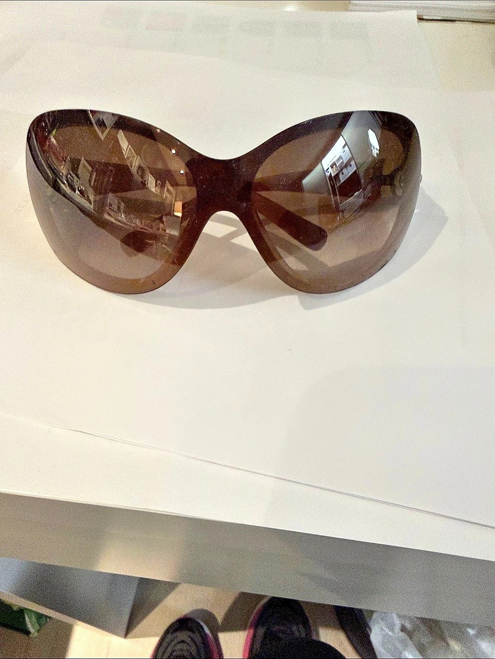 Chanel Camellia Flower Sunglasses 5113 Brown Oversized